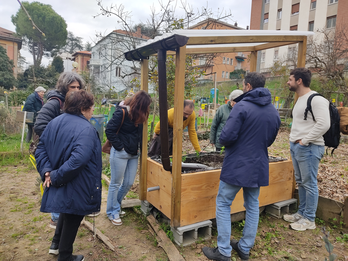Visita al wicking bed 2